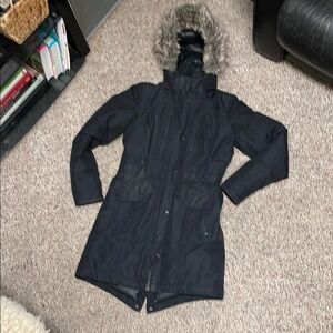 The north face longer down filled removable Hooded Jacket